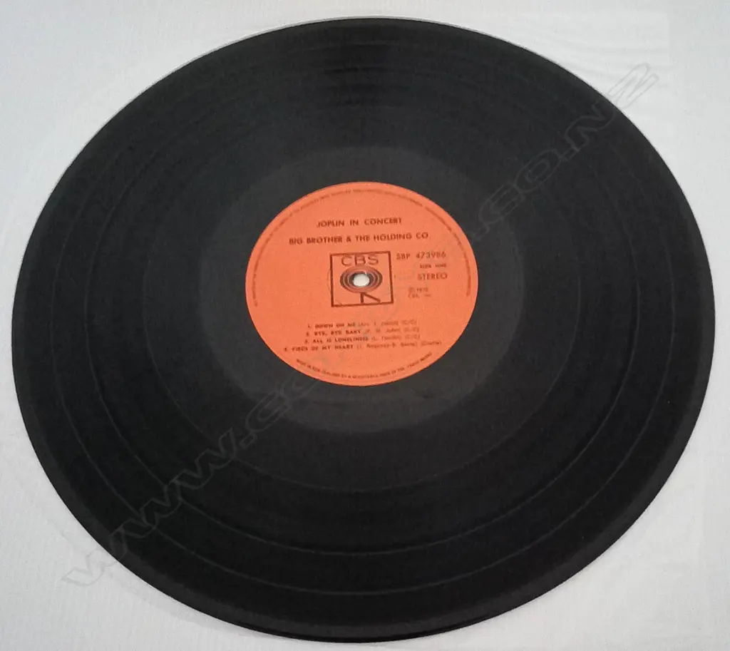 Janis Joplin, In Concert (Double album) Image 1++